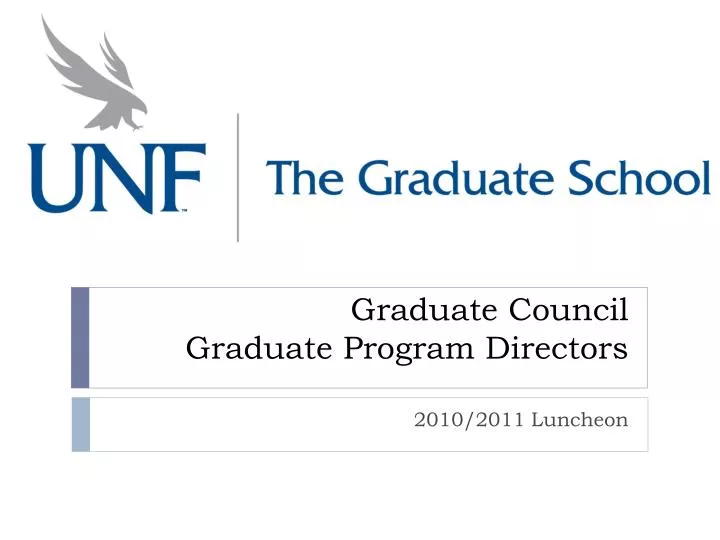 graduate council graduate program directors