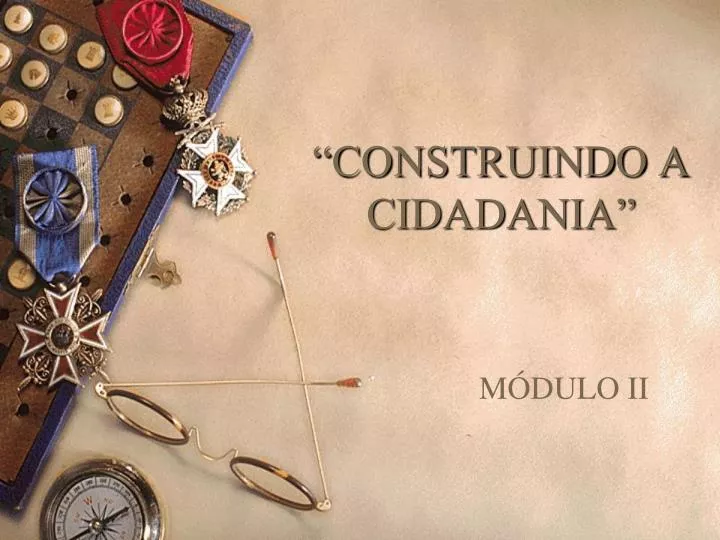 construindo a cidadania