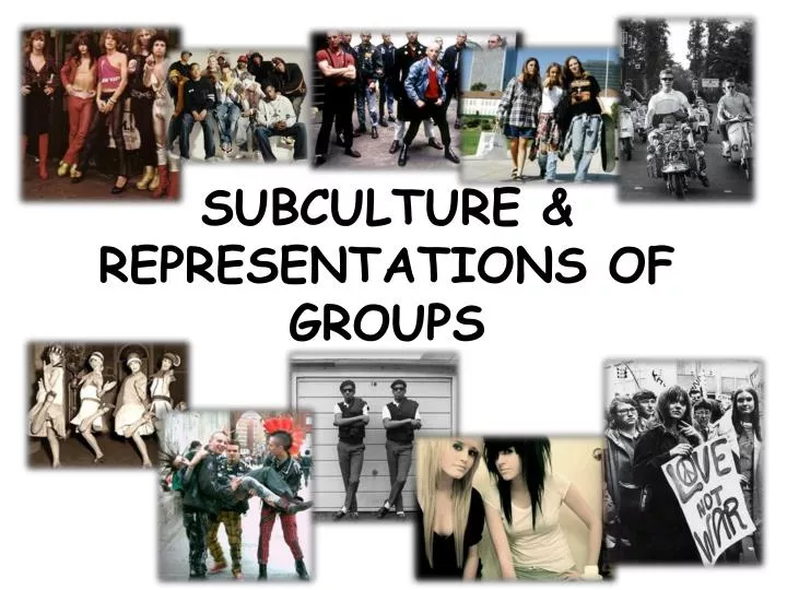 subculture representations of groups