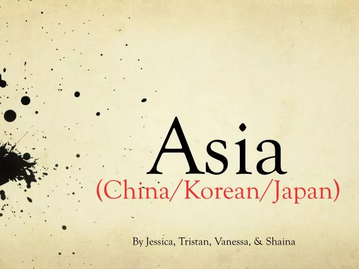 asia china korean japan