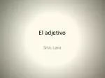El adjetivo - slide 1