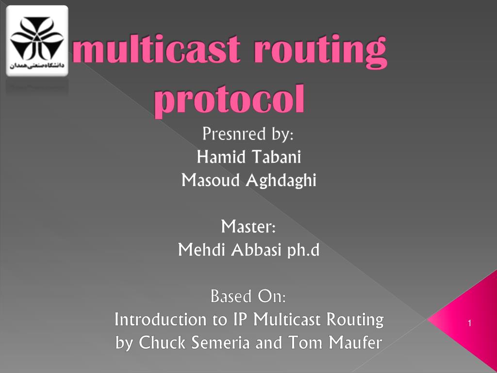 PPT - multicast routing protocol PowerPoint Presentation, free download ...