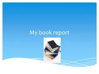 My book report