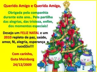 querido a migo e querida amiga