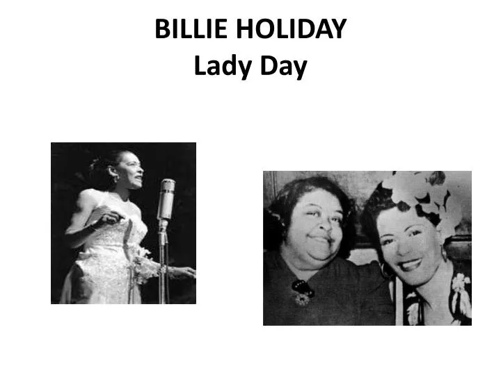 billie holiday lady day