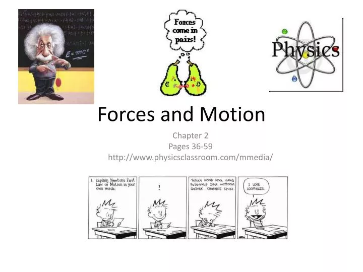 forces and motion