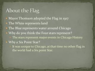 About the Flag