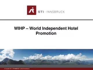 WIHP – World Independent Hotel Promotion