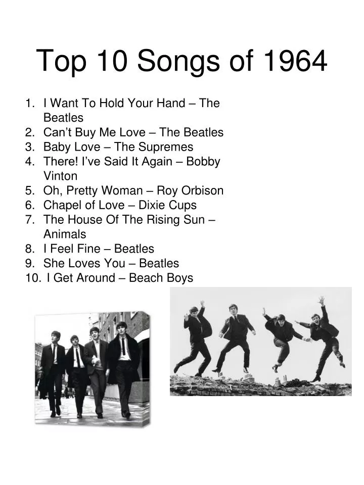 top 10 songs of 1964