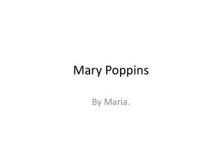 mary poppins
