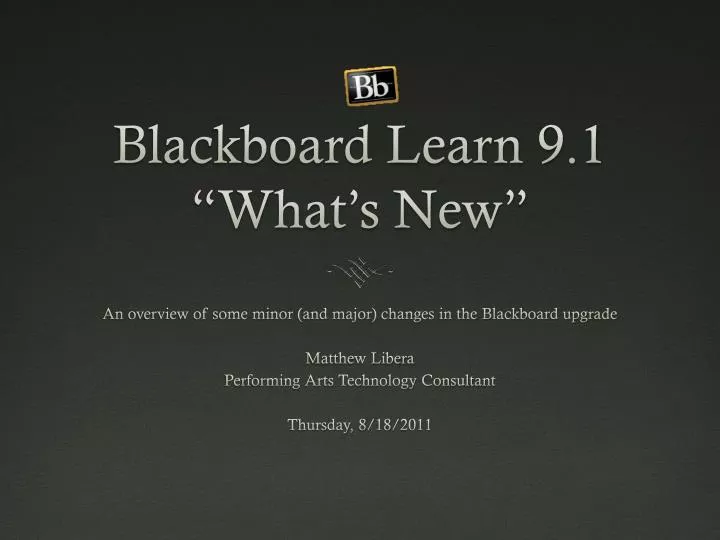 blackboard learn 9 1 what s new