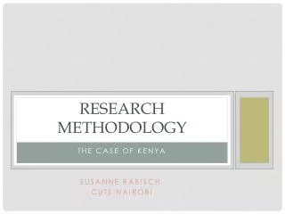 Research Methodology