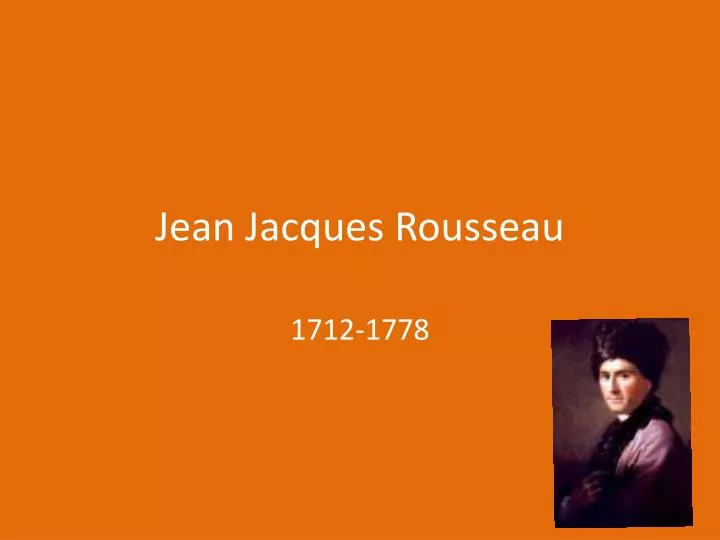 jean jacques rousseau