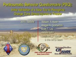 Peritraumatic Behavior Questionnaire (PBQ):
