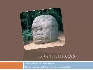 Los Olmecas