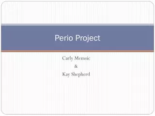 Perio Project