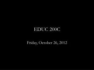 EDUC 200C