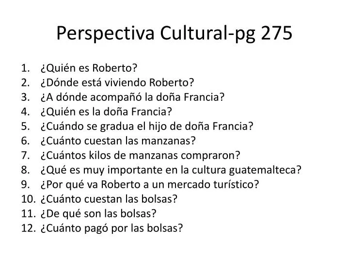 perspectiva cultural pg 275