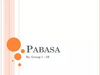 Pabasa