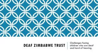 Deaf Zimbabwe Trust