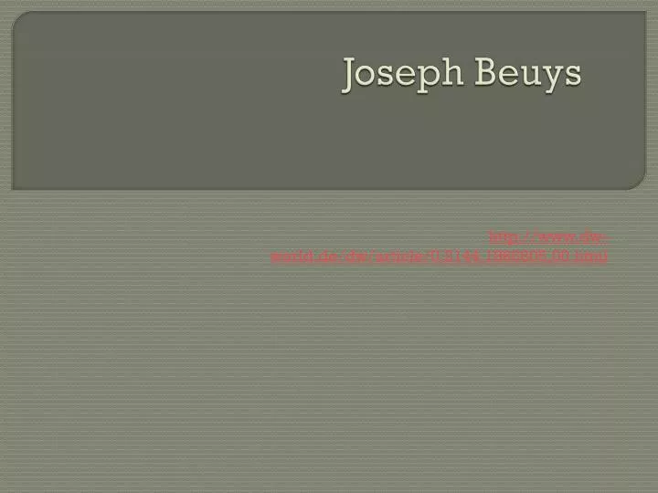 joseph beuys