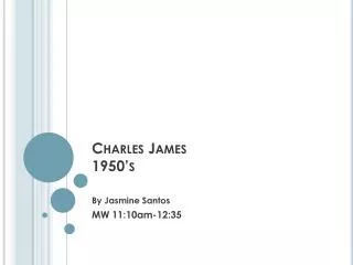 Charles James 1950’s