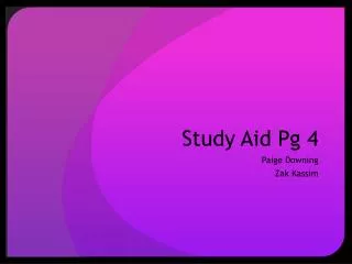 Study Aid Pg 4