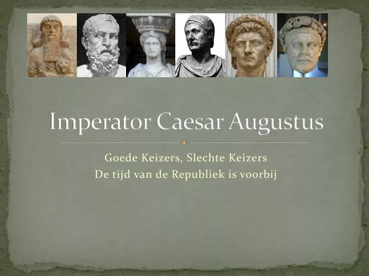 imperator caesar augustus