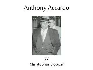 Anthony Accardo