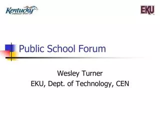 Public School Forum