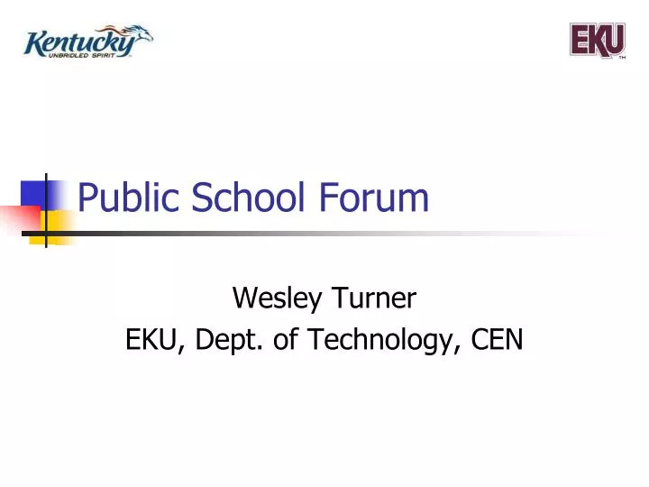 public school forum