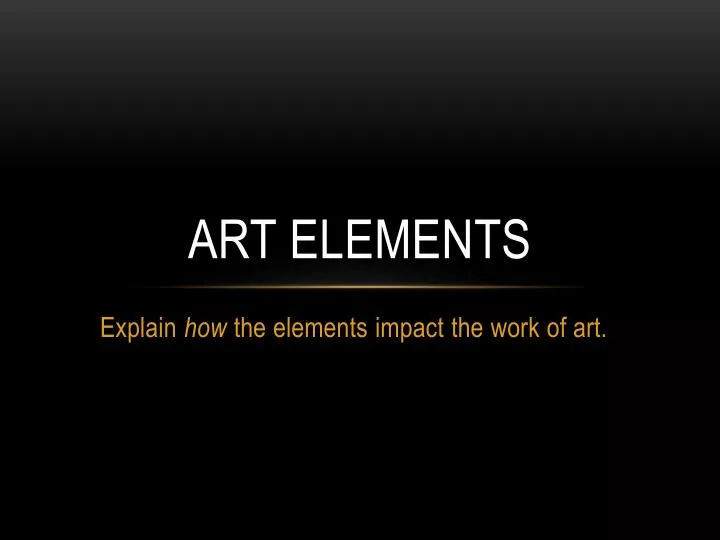 art elements