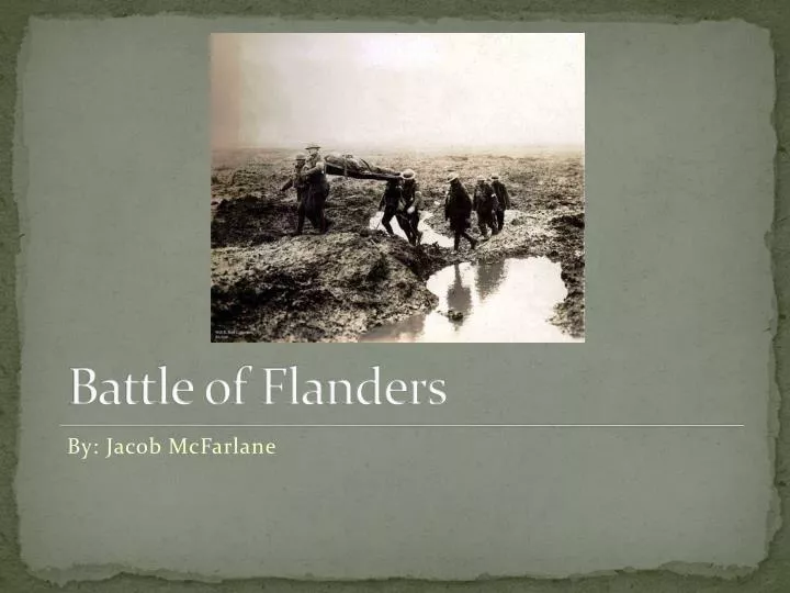 battle of flanders