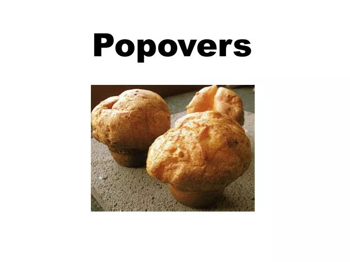 popovers