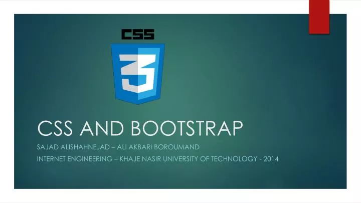 css and bootstrap