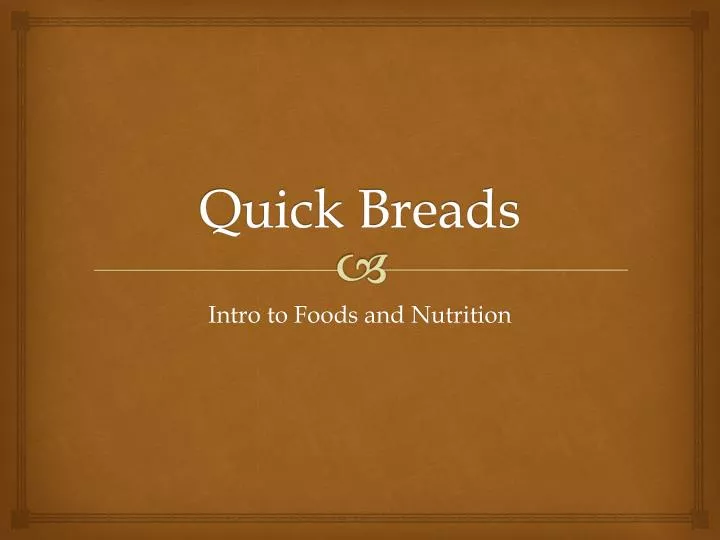 quick breads