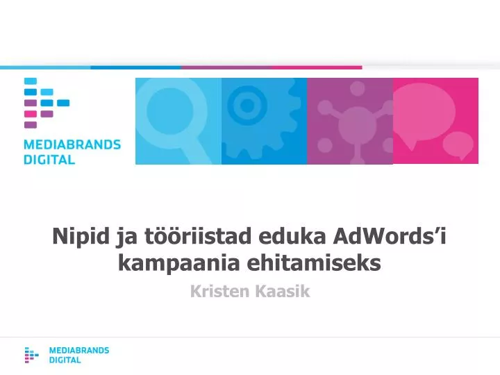 nipid ja t riistad eduka adwords i kampaania ehitamiseks