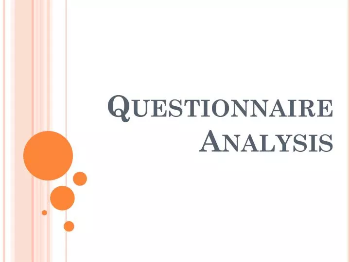 questionnaire analysis