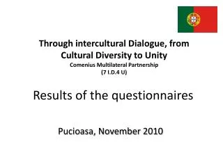 Results of the questionnaires