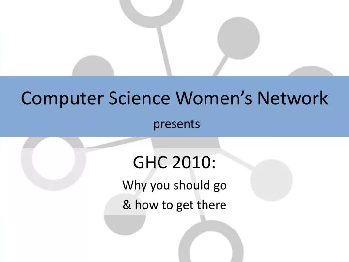 computer science women s network presents