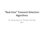 “Real-time” Transient Detection Algorithms - slide 1
