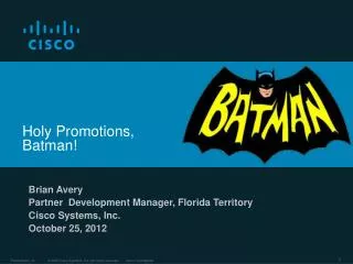 Holy Promotions, Batman!