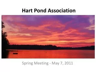 Hart Pond Association
