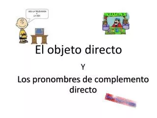 el objeto directo