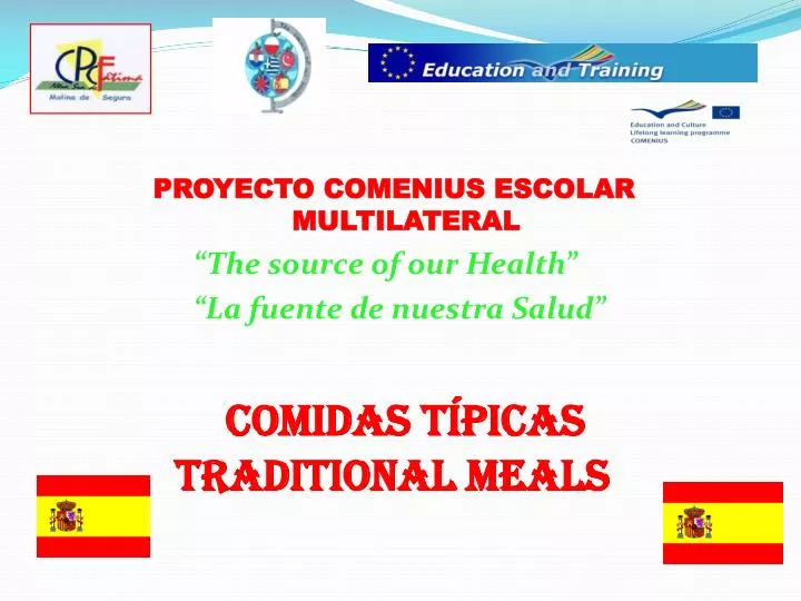 proyecto comenius escolar multilateral the source of our health la fuente de nuestra salud