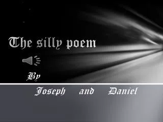 The silly poem