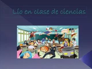 l o en clase de ciencias