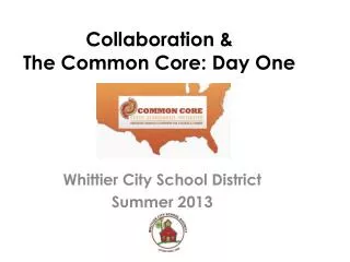 Collaboration &amp; The Common Core: Day One
