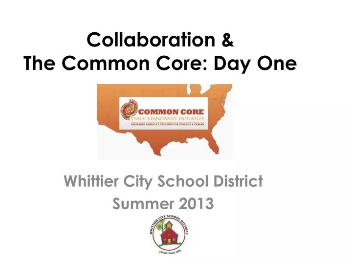 collaboration the common core day one