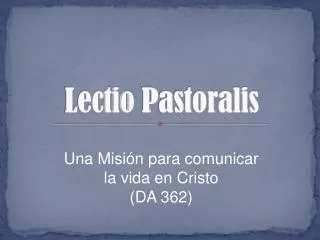 lectio pastoralis